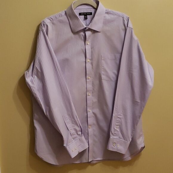 𝅺MICHAEL Kor’s Mens shirt. Size 17 34/35 - Picture 1 of 4